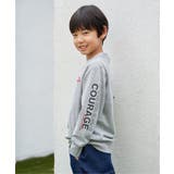 ロープ襟ポケ付き袖ロゴトレーナー（120~160cm） | ikka  | 詳細画像9 