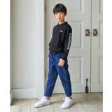 ロープ襟ポケ付き袖ロゴトレーナー（120~160cm） | ikka  | 詳細画像5 