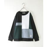 【親子コーデ】フェイクスエードブロックスプルオーバー（120~160cm） | ikka  | 詳細画像20 