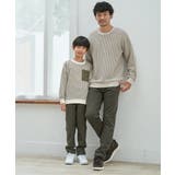 【親子コーデ】ビックワッフルポケ付きプルオーバー（120~160cm） | ikka  | 詳細画像12 