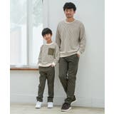 【親子コーデ】ビックワッフルポケ付きプルオーバー（120~160cm） | ikka  | 詳細画像14 