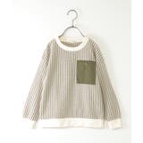 【親子コーデ】ビックワッフルポケ付きプルオーバー（120~160cm） | ikka  | 詳細画像23 