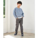 【親子コーデ】フェイクスエードルーイカラーレイヤードプルオーバー（120~160… | ikka  | 詳細画像10 