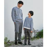 【親子コーデ】フェイクスエードルーイカラーレイヤードプルオーバー（120~160… | ikka  | 詳細画像13 