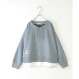 【親子コーデ】フェイクスエードルーイカラーレイヤードプルオーバー（120~160… | ikka  | 詳細画像16 