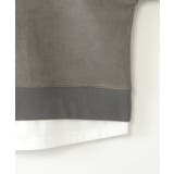 【親子コーデ】フェイクスエードルーイカラーレイヤードプルオーバー（120~160… | ikka  | 詳細画像19 