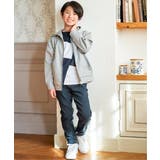 【親子コーデ】7分袖ポンチブロックスTシャツ（120~160cm）  | ikka  | 詳細画像4 