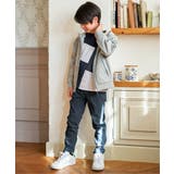 【親子コーデ】7分袖ポンチブロックスTシャツ（120~160cm）  | ikka  | 詳細画像5 