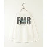 オフホワイト | バックビッグロゴTシャツ（120~160cm） | ikka 