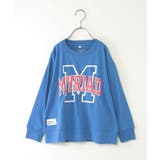 ブルー | アツテンジクハッポウロゴＴトレ（120~160cm） | ikka 