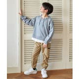 【親子コーデ】カノコダンボールルーイカレッジロゴプルオーバー(120~160cm… | ikka | 詳細画像12