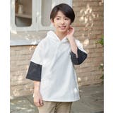 【親子コーデ】冷感6分袖レイヤードパーカー(120~160cm) | ikka | 詳細画像2
