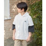 【親子コーデ】冷感6分袖レイヤードパーカー(120~160cm) | ikka | 詳細画像3