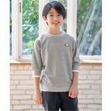 モクグレー | 【親子コーデ】ピケレイヤード7分袖Tトレ（120~160cm） | ikka 
