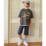 【接触冷感】裾レイヤードプリントTシャツ（120~160cm） | ikka  | 詳細画像8 