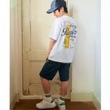 【接触冷感】裾レイヤードプリントTシャツ（120~160cm） | ikka  | 詳細画像20 
