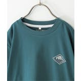 【接触冷感】裾レイヤードプリントTシャツ（120~160cm） | ikka  | 詳細画像25 