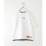 【接触冷感】裾レイヤードプリントTシャツ（120~160cm） | ikka  | 詳細画像32 