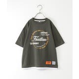 【接触冷感】裾レイヤードプリントTシャツ（120~160cm） | ikka  | 詳細画像34 