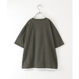 【接触冷感】裾レイヤードプリントTシャツ（120~160cm） | ikka  | 詳細画像35 