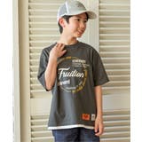 【接触冷感】裾レイヤードプリントTシャツ（120~160cm） | ikka  | 詳細画像3 