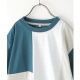 【親子コーデ】冷感ブロックスTシャツ（120~160cm） | ikka  | 詳細画像12 