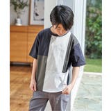 【親子コーデ】冷感ブロックスTシャツ（120~160cm） | ikka  | 詳細画像3 
