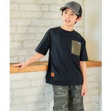 ブラック | 冷感異素材ポケ付きTシャツ（120~160cm） | ikka 