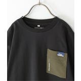 冷感異素材ポケ付きTシャツ（120~160cm） | ikka  | 詳細画像20 