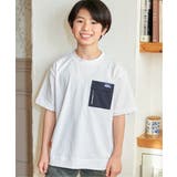 冷感異素材ポケ付きTシャツ（120~160cm） | ikka  | 詳細画像2 
