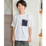 冷感異素材ポケ付きTシャツ（120~160cm） | ikka  | 詳細画像4 