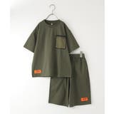 【セットアップ対応】冷感メッシュダブルポケ付きTシャツ（120~160cm） | ikka  | 詳細画像2 