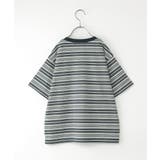 【親子コーデ】【冷感 遮熱】 3ワッペンボーダーTシャツ | ikka  | 詳細画像2 