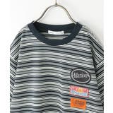 【親子コーデ】【冷感 遮熱】 3ワッペンボーダーTシャツ | ikka  | 詳細画像5 