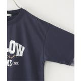 7分袖フェイクシャツレイヤードプリントTシャツ（120~160cm） | ikka  | 詳細画像3 
