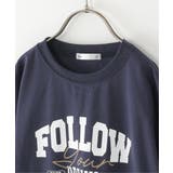 7分袖フェイクシャツレイヤードプリントTシャツ（120~160cm） | ikka  | 詳細画像6 