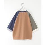 7分袖ニットデニムコンビTシャツ（120~160cm） | ikka  | 詳細画像10 