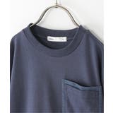 デニムライクMIX BIGポケTシャツ（120~160cm） | ikka  | 詳細画像5 