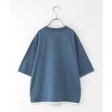 デニムニットコンビワッペンTシャツ（120~160cm） | ikka  | 詳細画像10 