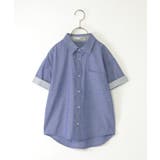 【親子コーデ】シャンブレー5分袖シャツ（120~160cm）  | ikka  | 詳細画像11 