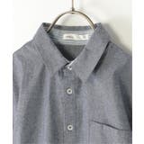 【親子コーデ】シャンブレー5分袖シャツ（120~160cm）  | ikka  | 詳細画像17 