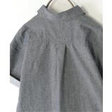 【親子コーデ】シャンブレー5分袖シャツ（120~160cm）  | ikka  | 詳細画像18 