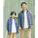 【親子コーデ】フェイクスエード／デニムシャウター（110~160cm） | ikka  | 詳細画像1 