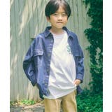 【親子コーデ】フェイクスエード／デニムシャウター（110~160cm） | ikka  | 詳細画像3 