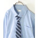 【フォーマル対応】ネクタイ付きダンガリーシャツ（120~160cm） | ikka  | 詳細画像6 