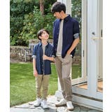 【親子コーデ】リネンライク7分袖2WAYシャツ（110~160cm） | ikka  | 詳細画像9 