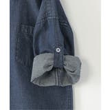 【親子コーデ】リネンライク7分袖2WAYシャツ（110~160cm） | ikka  | 詳細画像23 