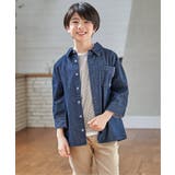 【親子コーデ】リネンライク7分袖2WAYシャツ（110~160cm） | ikka  | 詳細画像2 