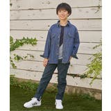 【親子コーデ】フェイクスウェード／デニムシャウター（110~160cm） | ikka  | 詳細画像13 