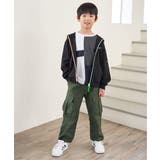 【メディア紹介商品】裾ドロストゆるカーゴパンツ(120~160cm) | ikka | 詳細画像4